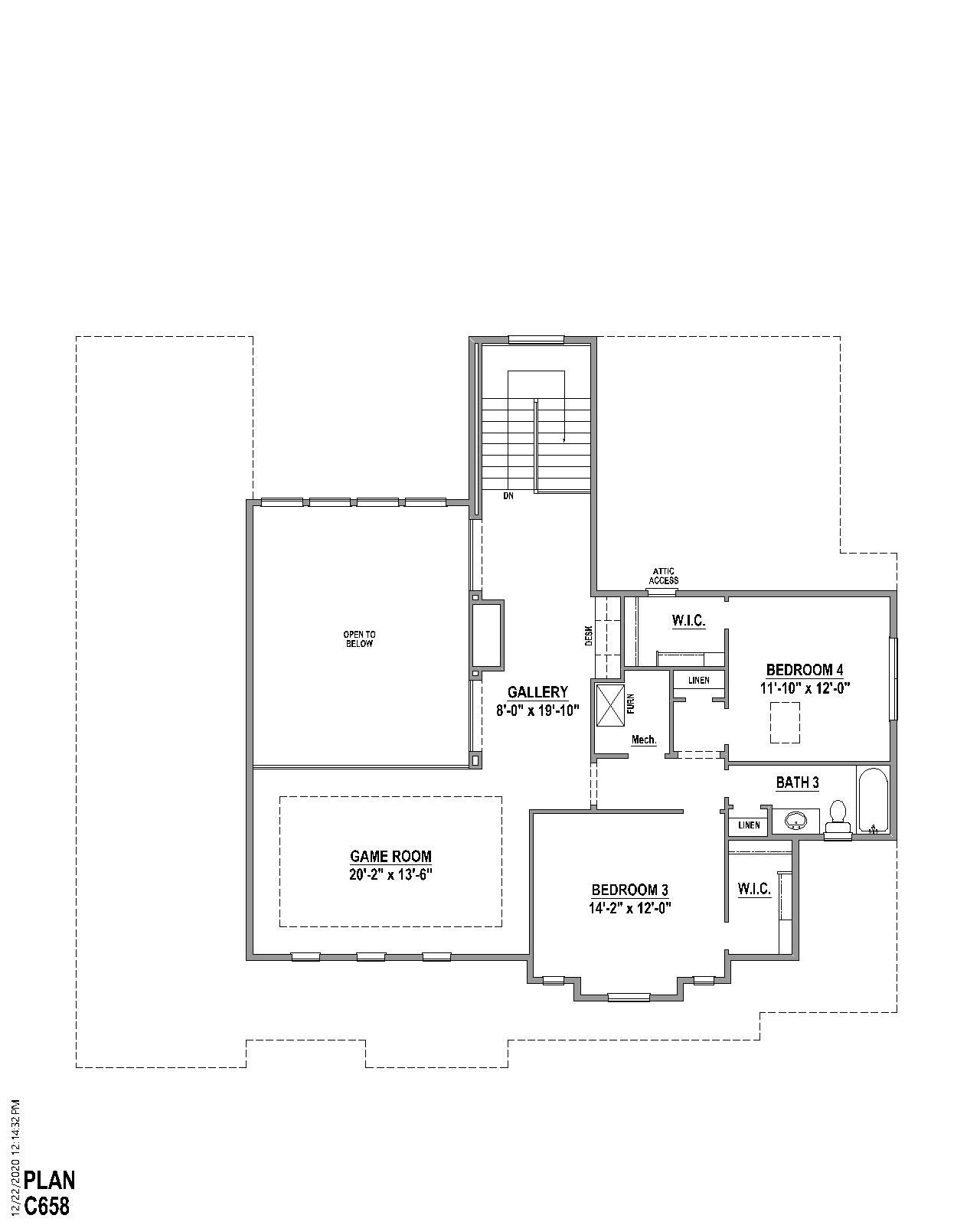 Plan C658 2nd Floor