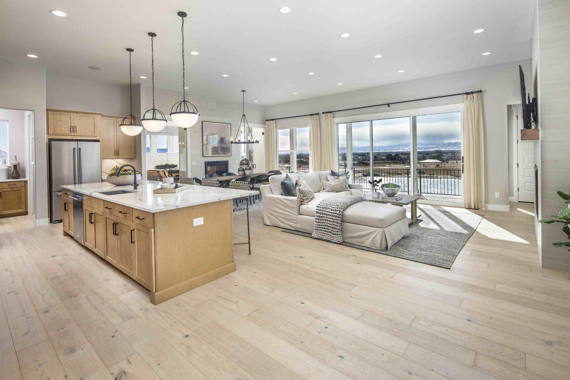Plan C652 Kitchen/Dining/Living Photo by American Legend Homes