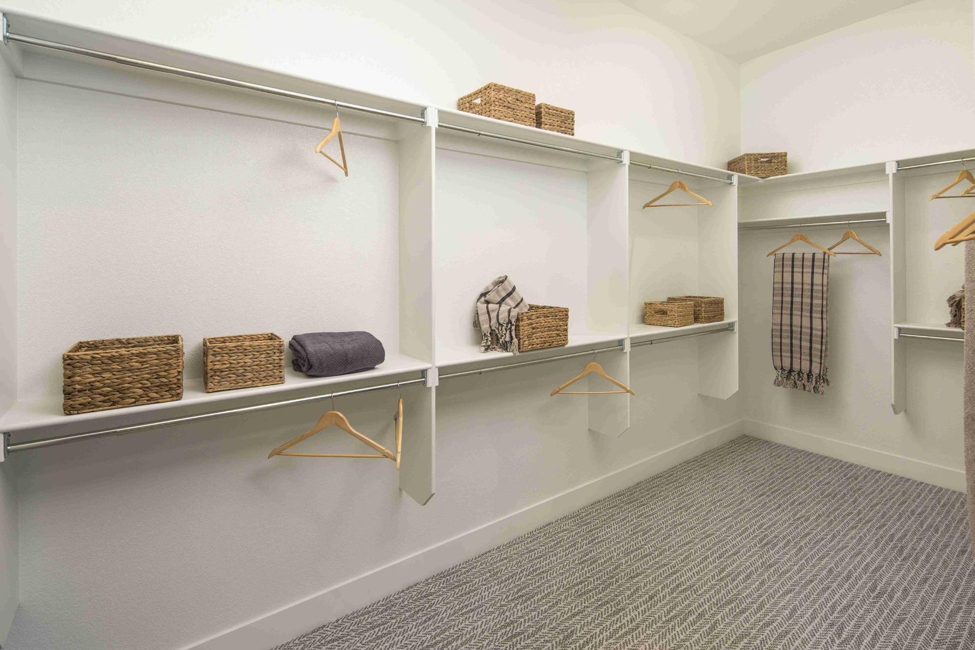 Plan C652 Primary Closet Photo by American Legend Homes