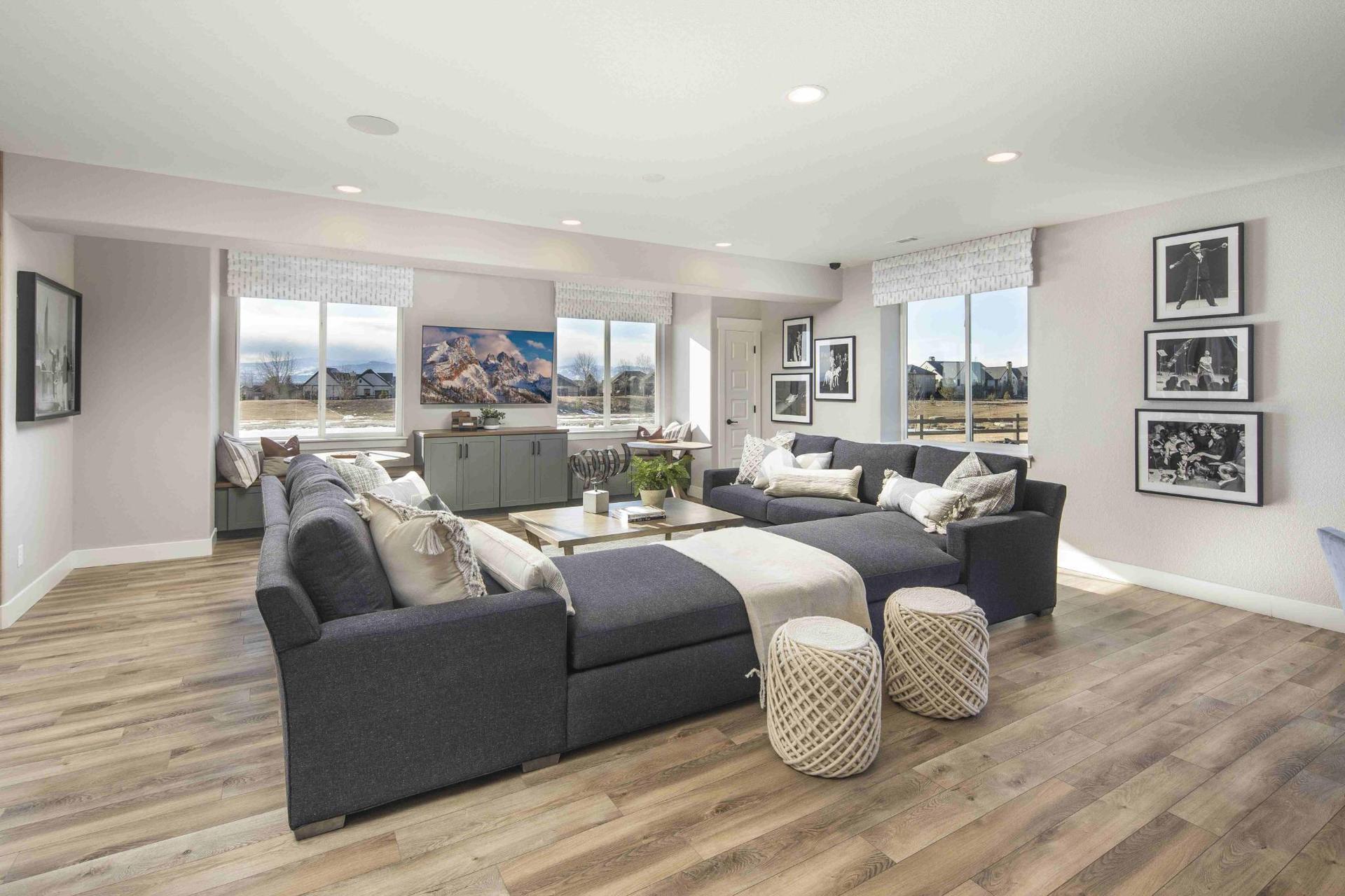 Plan C652 Finished Basement Photo by American Legend Homes