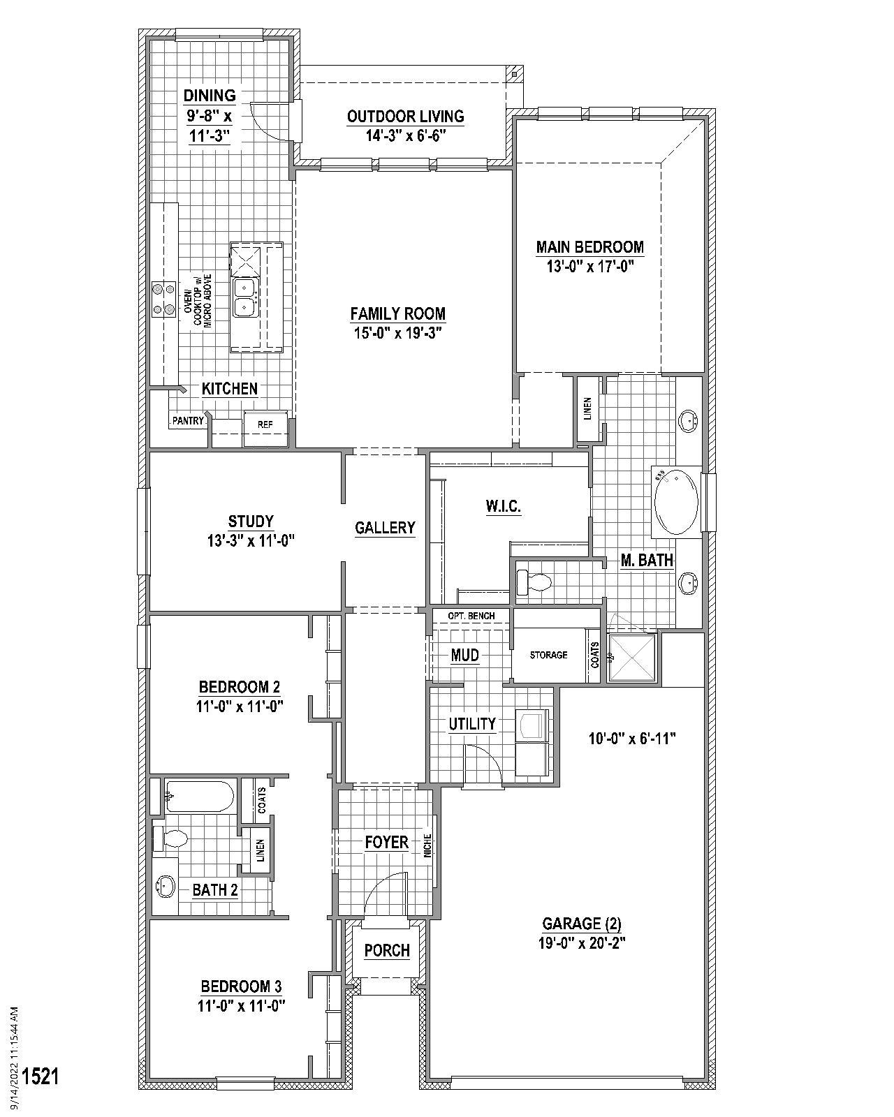 Plan 1521 1st Floor