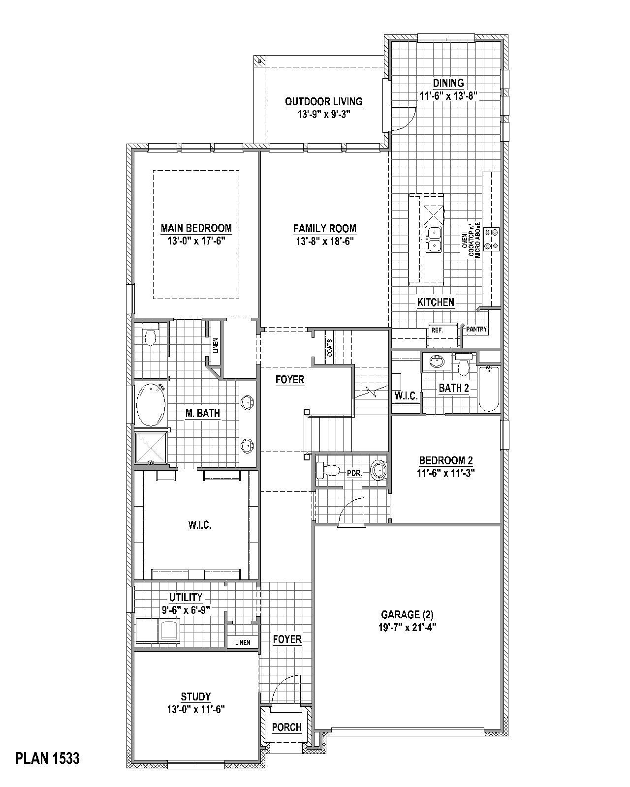 Plan 1533 1st Floor