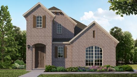 Plan 1403 by American Legend Homes in Dallas TX