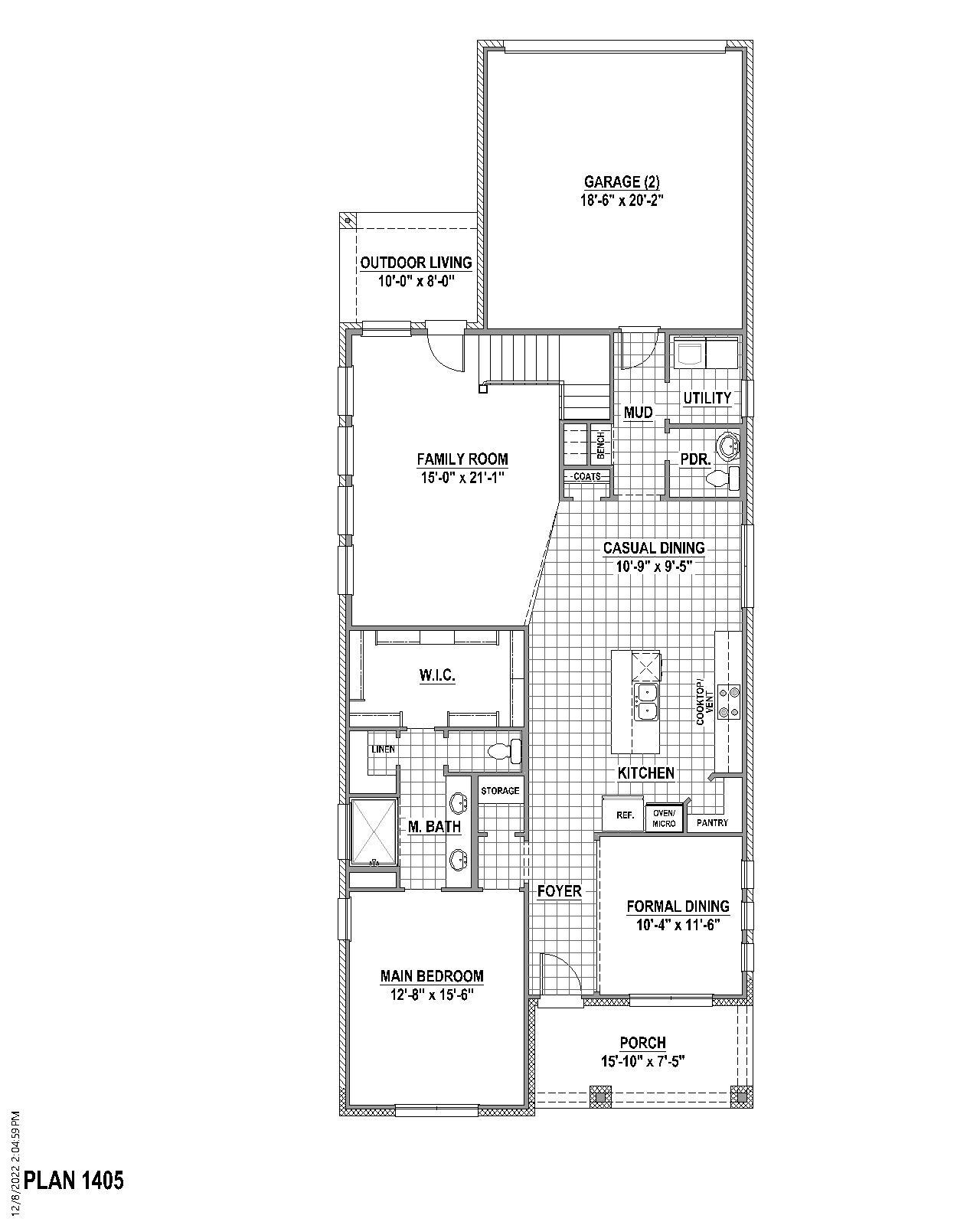 Plan 1405 1st Floor