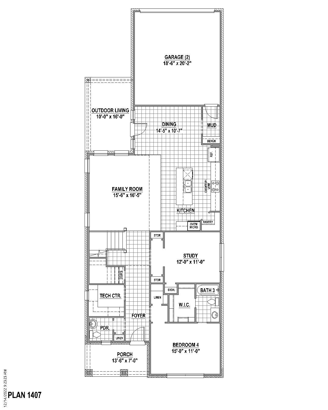 Plan 1407 1st Floor