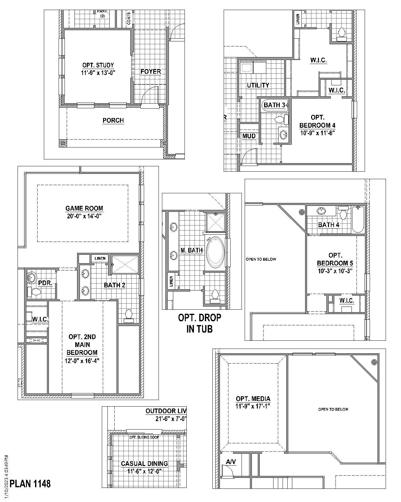 Plan 1148 Options