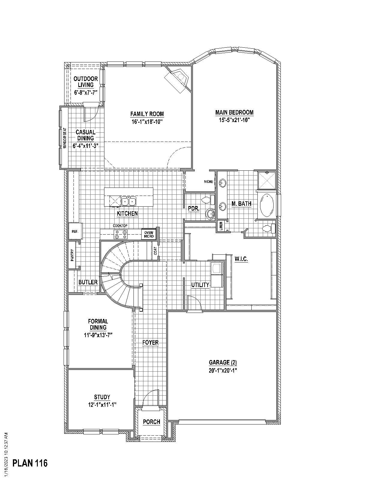 Plan 116 1st Floor