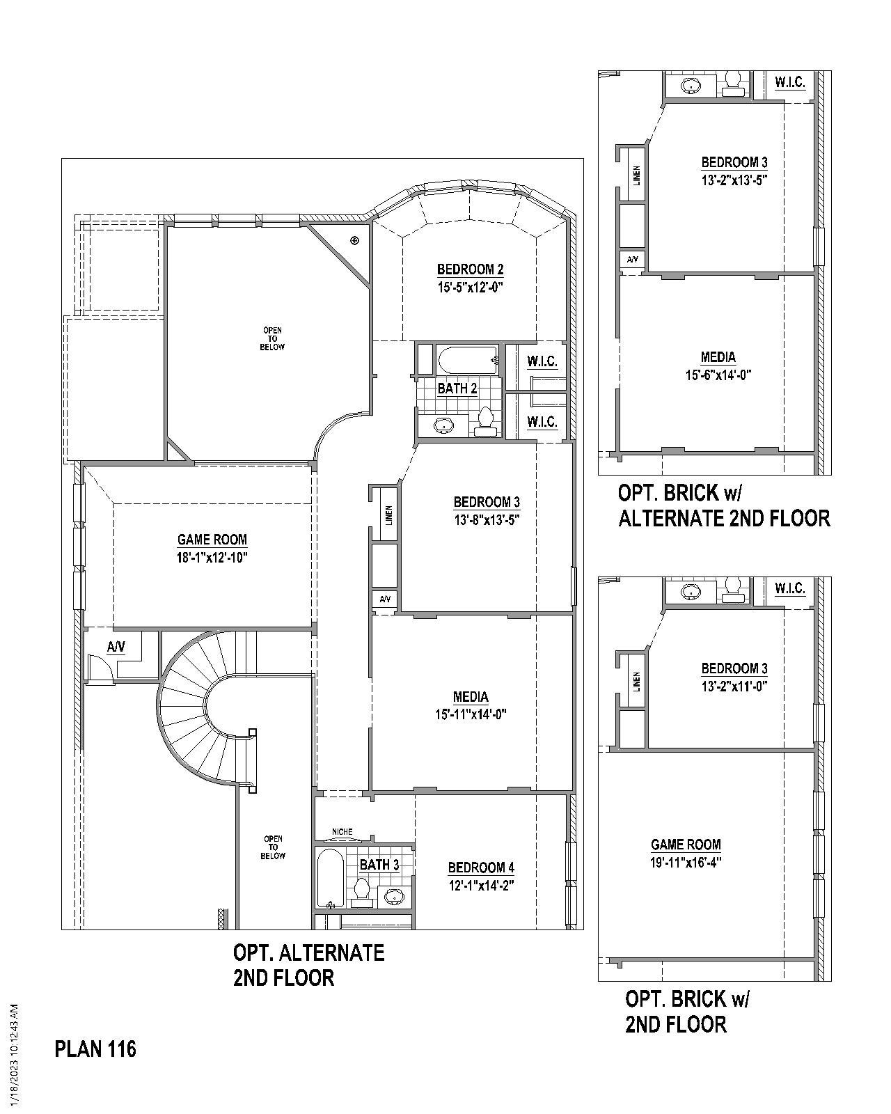 Plan 116 Options 2
