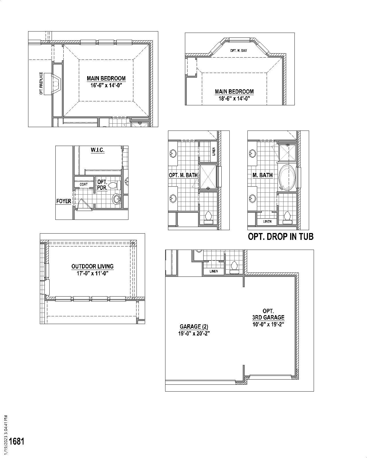 Plan 1681 Options