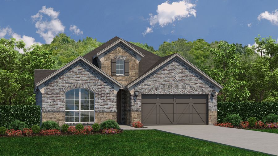 Plan 1523 by American Legend Homes in Fort Worth TX