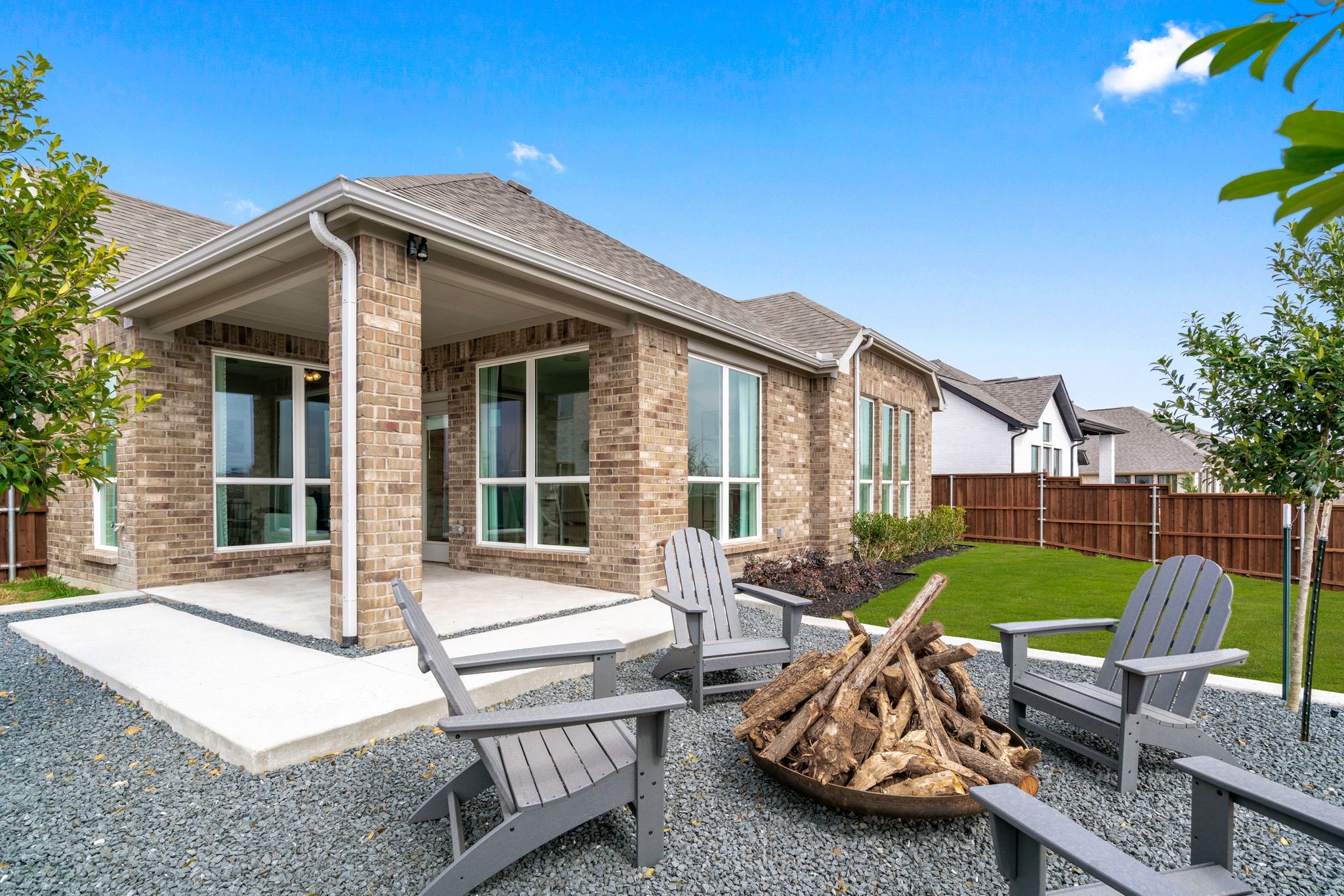 Plan 1523 Rear Elevation Photo by American Legend Homes