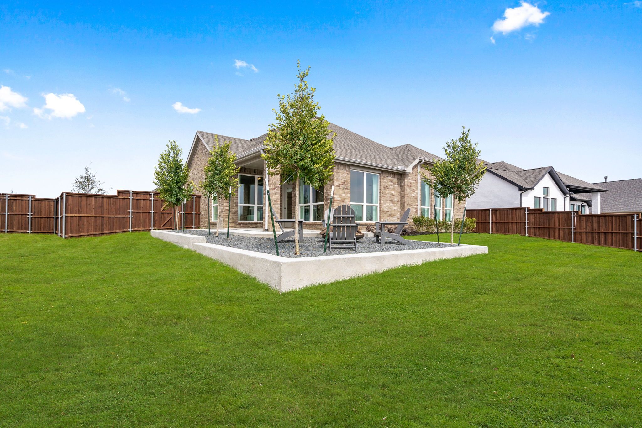 Plan 1523 Rear Elevation Photo by American Legend Homes