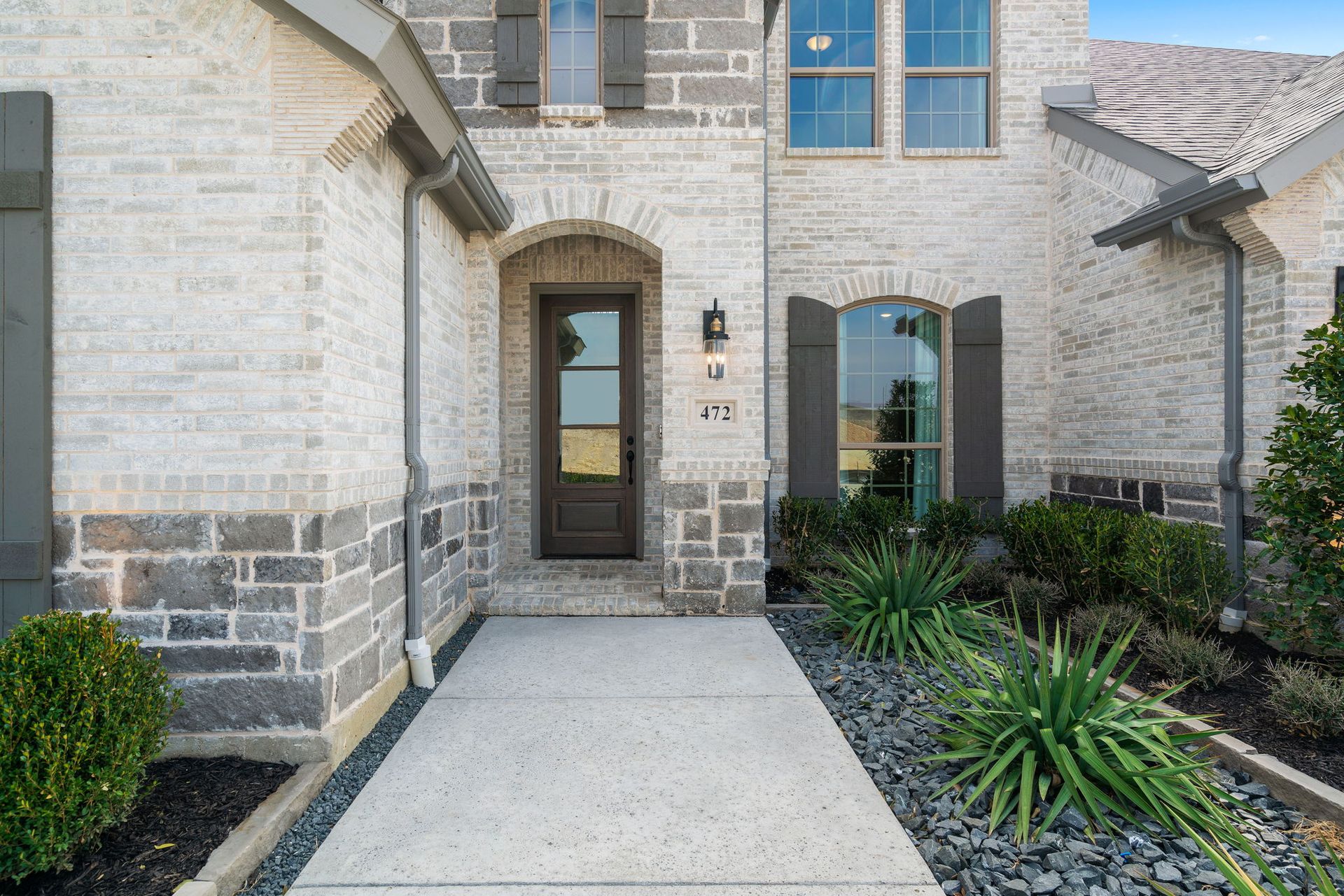 Plan 1686 Front Door Photo by American Legend Homes