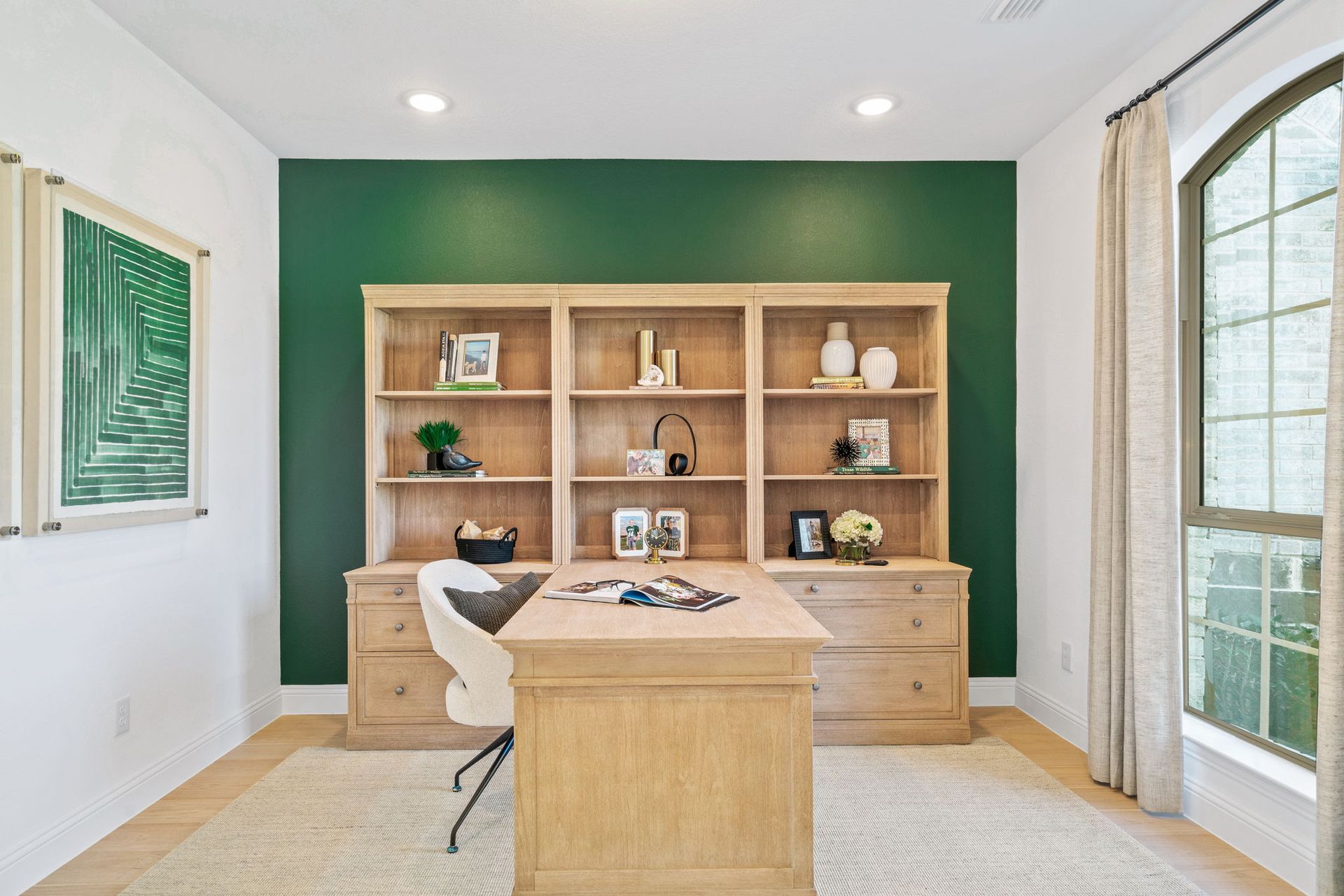 Plan 1686 Home Office Photo by American Legend Homes