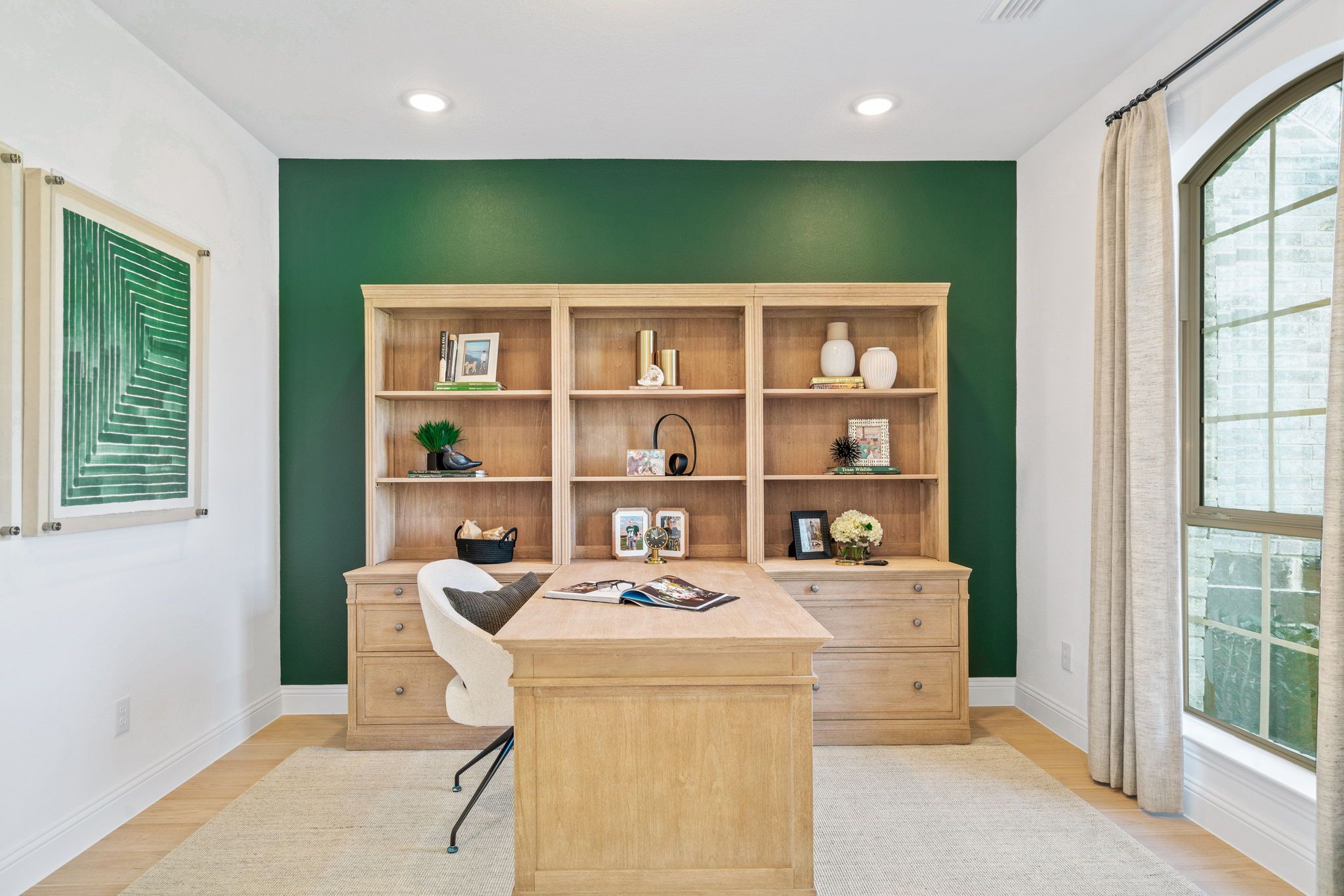 Plan 1686 Home Office Photo by American Legend Homes