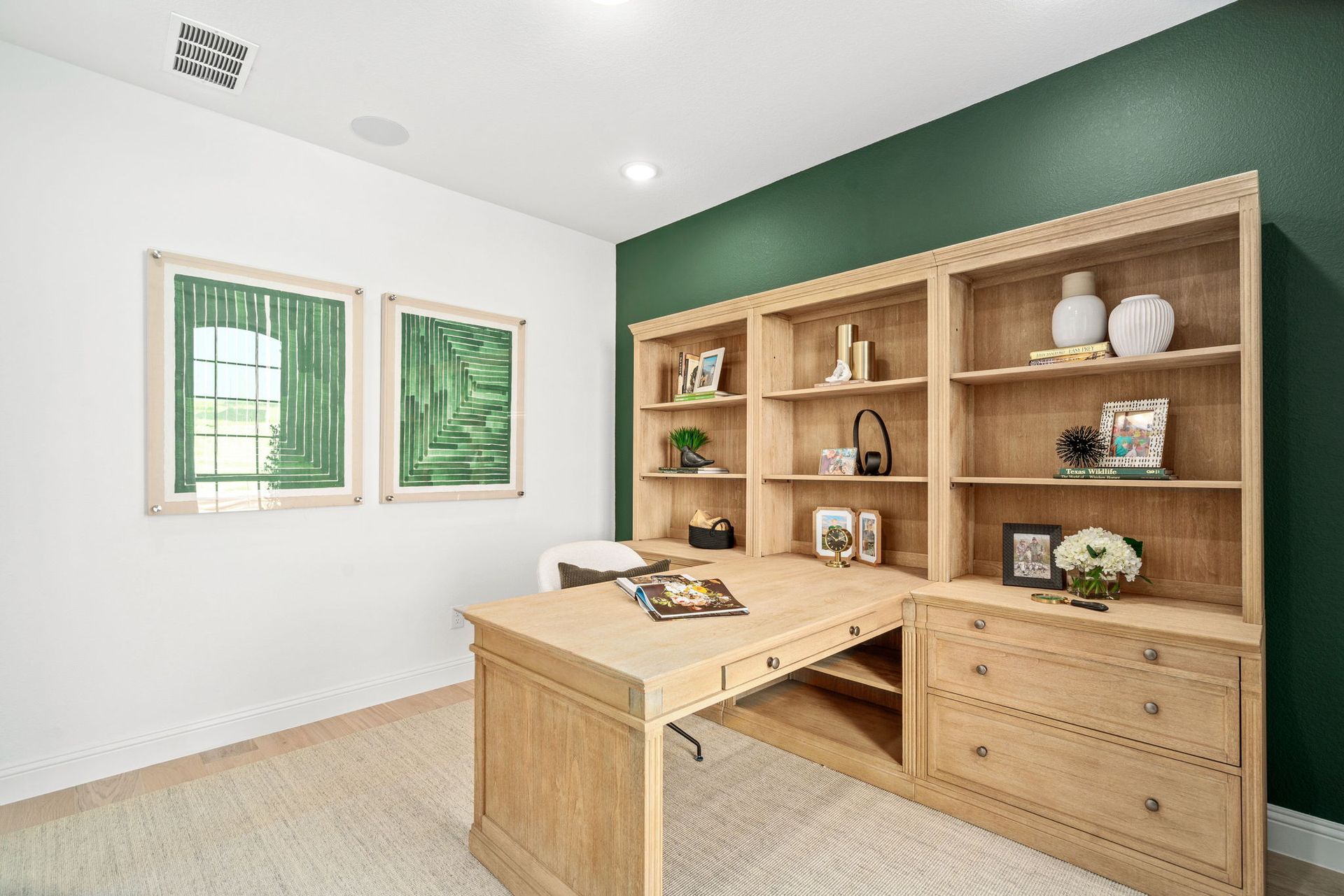 Plan 1686 Home Office Photo by American Legend Homes