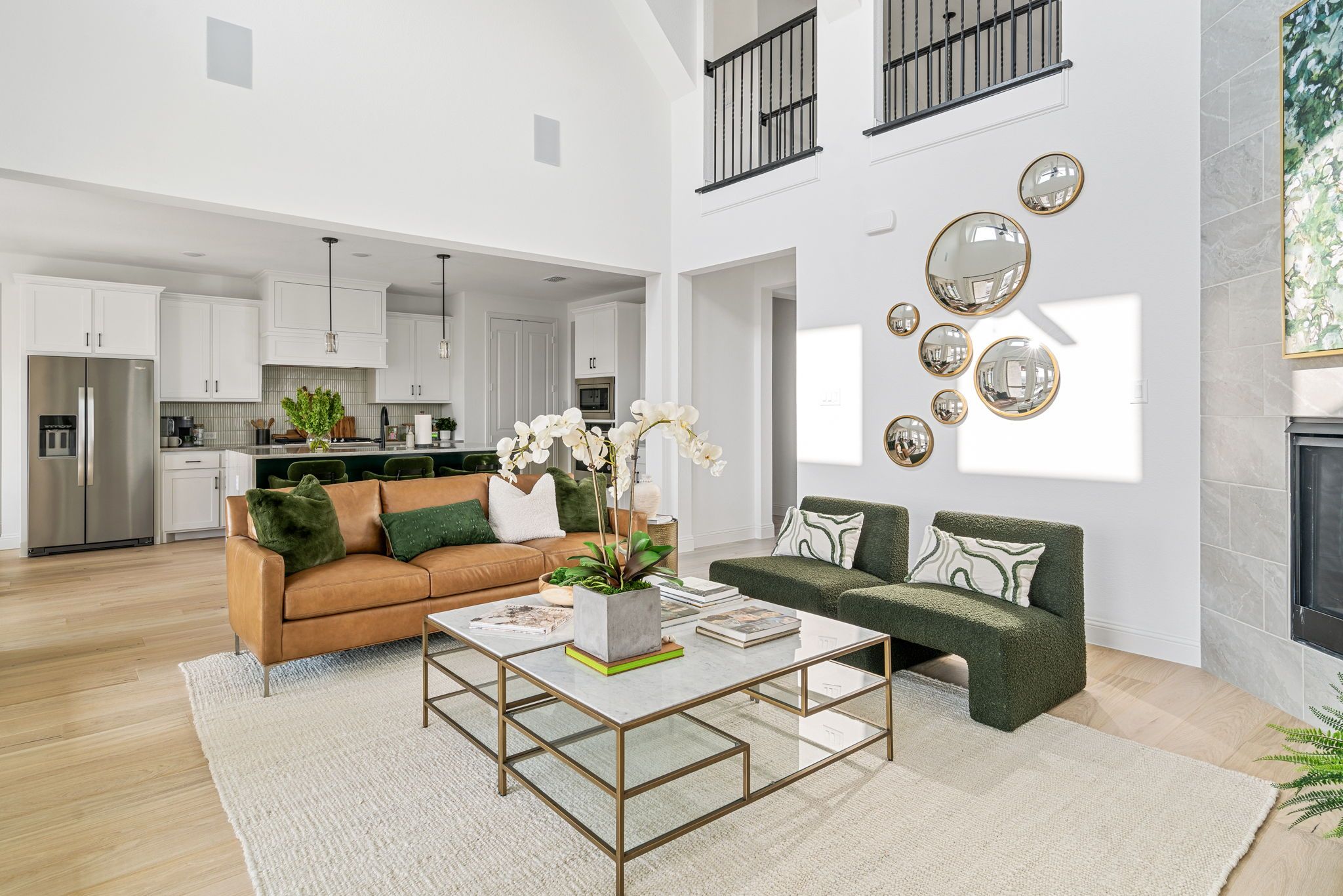 Plan 1686 Living Room/ Kitchen Photo by American Legend Homes