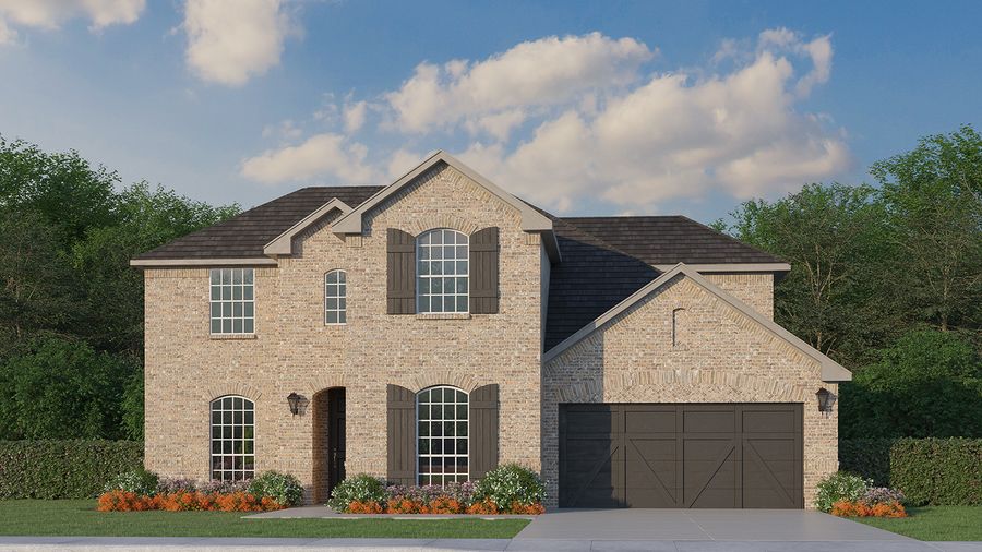 Plan 1689 by American Legend Homes in Fort Worth TX