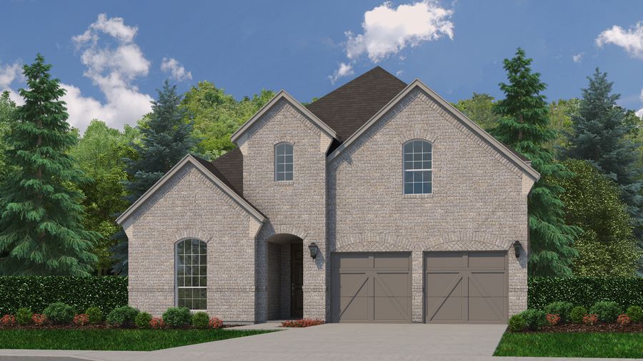 Plan 1135 by American Legend Homes in Dallas TX