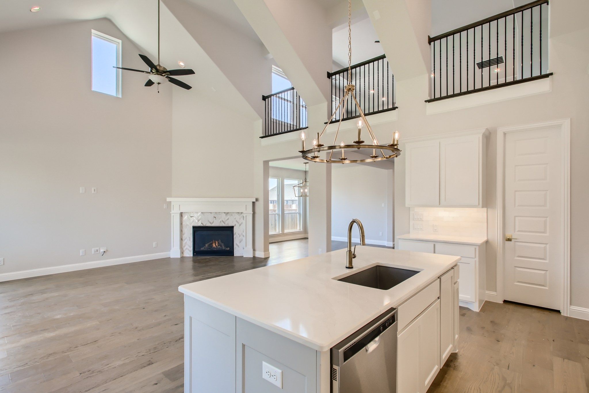 Plan 1135 Living Area/Kitchen Representative Photo