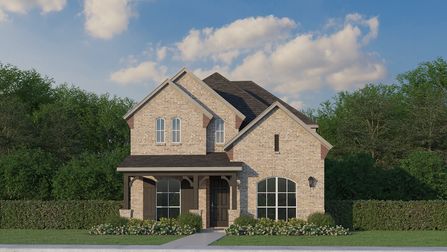 Plan 1409 by American Legend Homes in Dallas TX