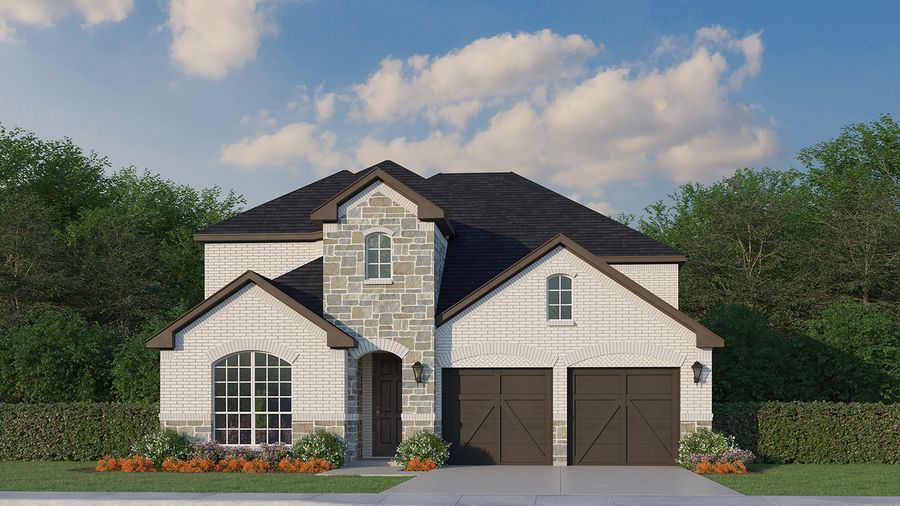 Plan 1534 by American Legend Homes in Fort Worth TX