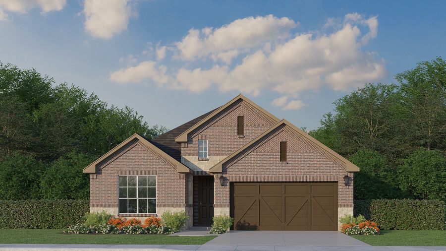 Plan 1532 by American Legend Homes in Fort Worth TX