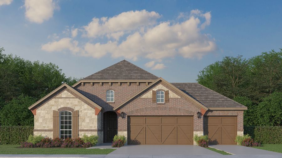 Plan 1523 by American Legend Homes in Fort Worth TX