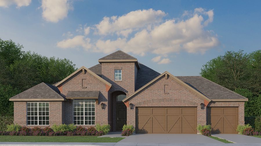 Plan 1685 by American Legend Homes in Fort Worth TX
