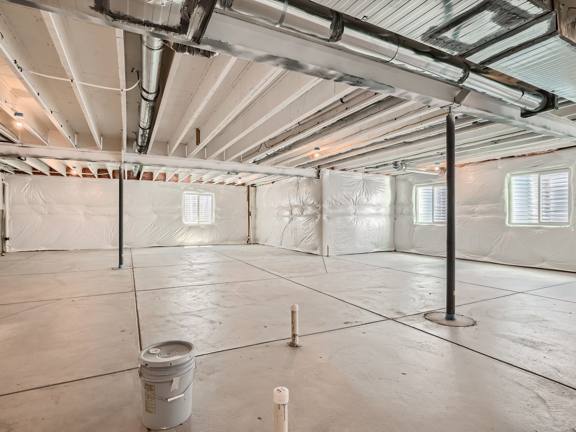 Plan C552 Lower Level Unfinished Representative Photo