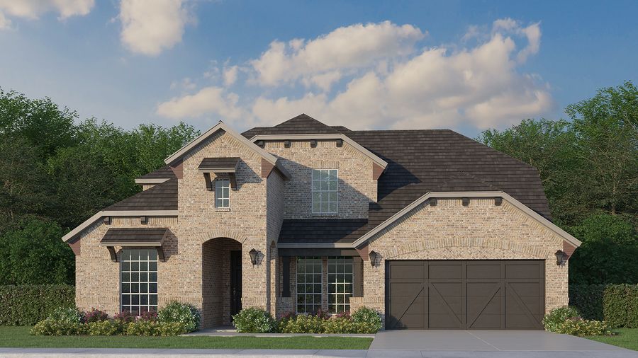 Plan 1686 by American Legend Homes in Fort Worth TX