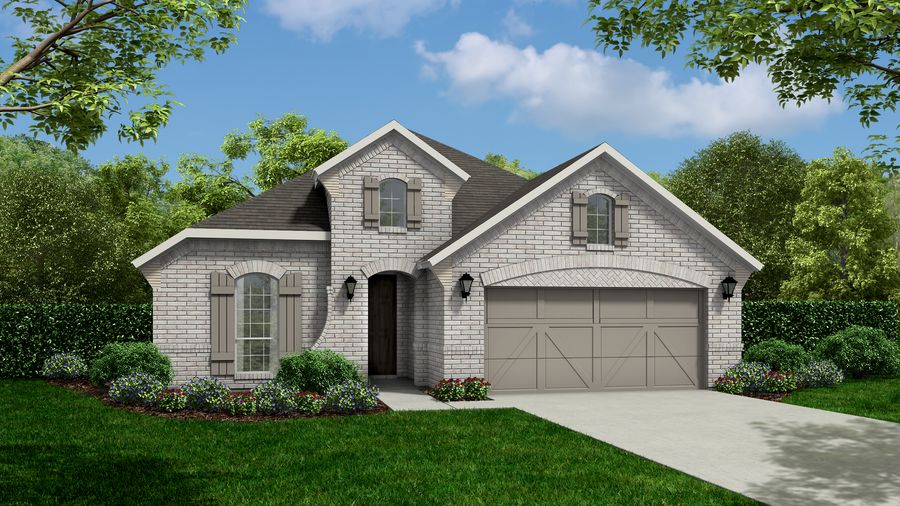 Plan 1520 by American Legend Homes in Fort Worth TX