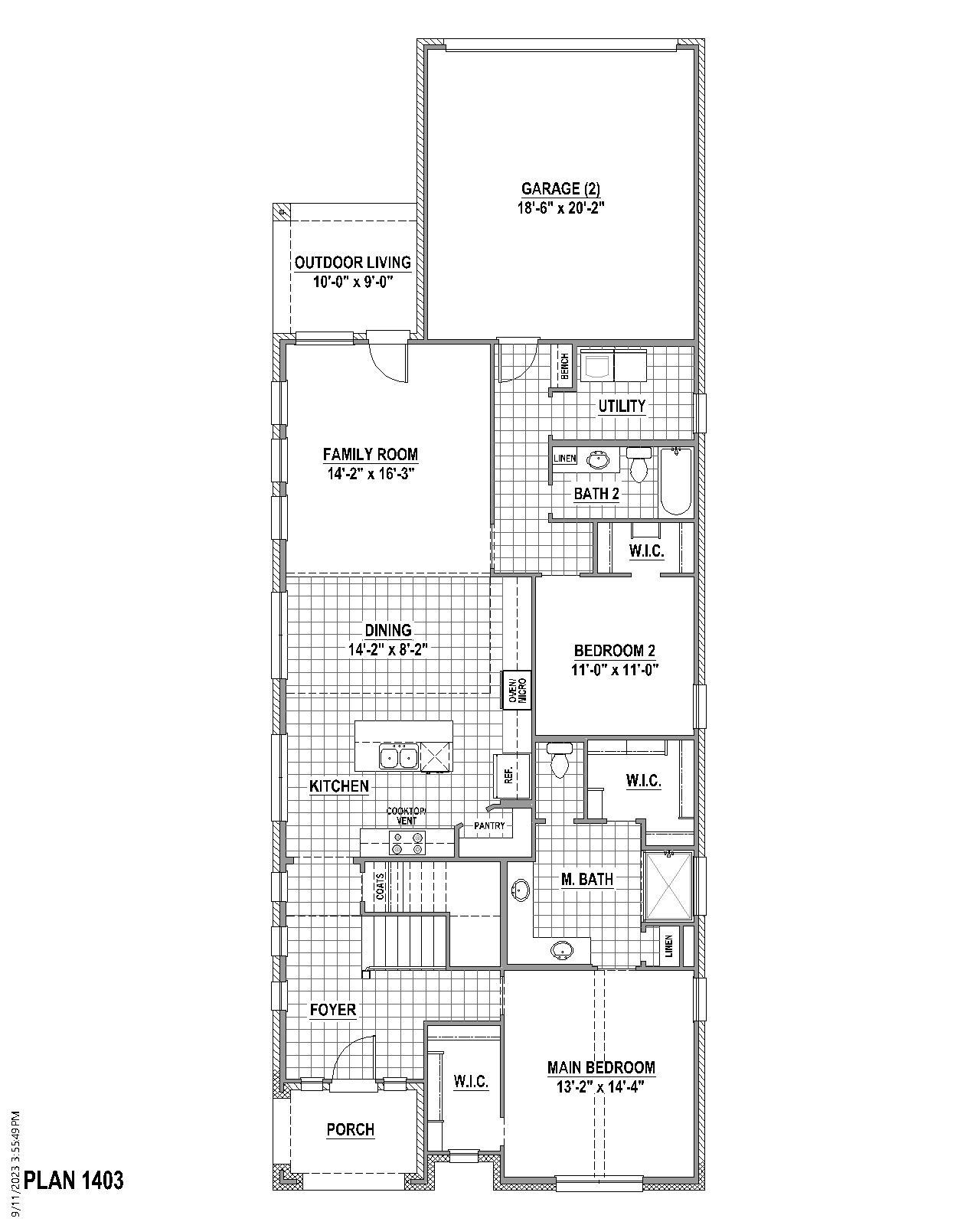 Plan 1403 1st Floor