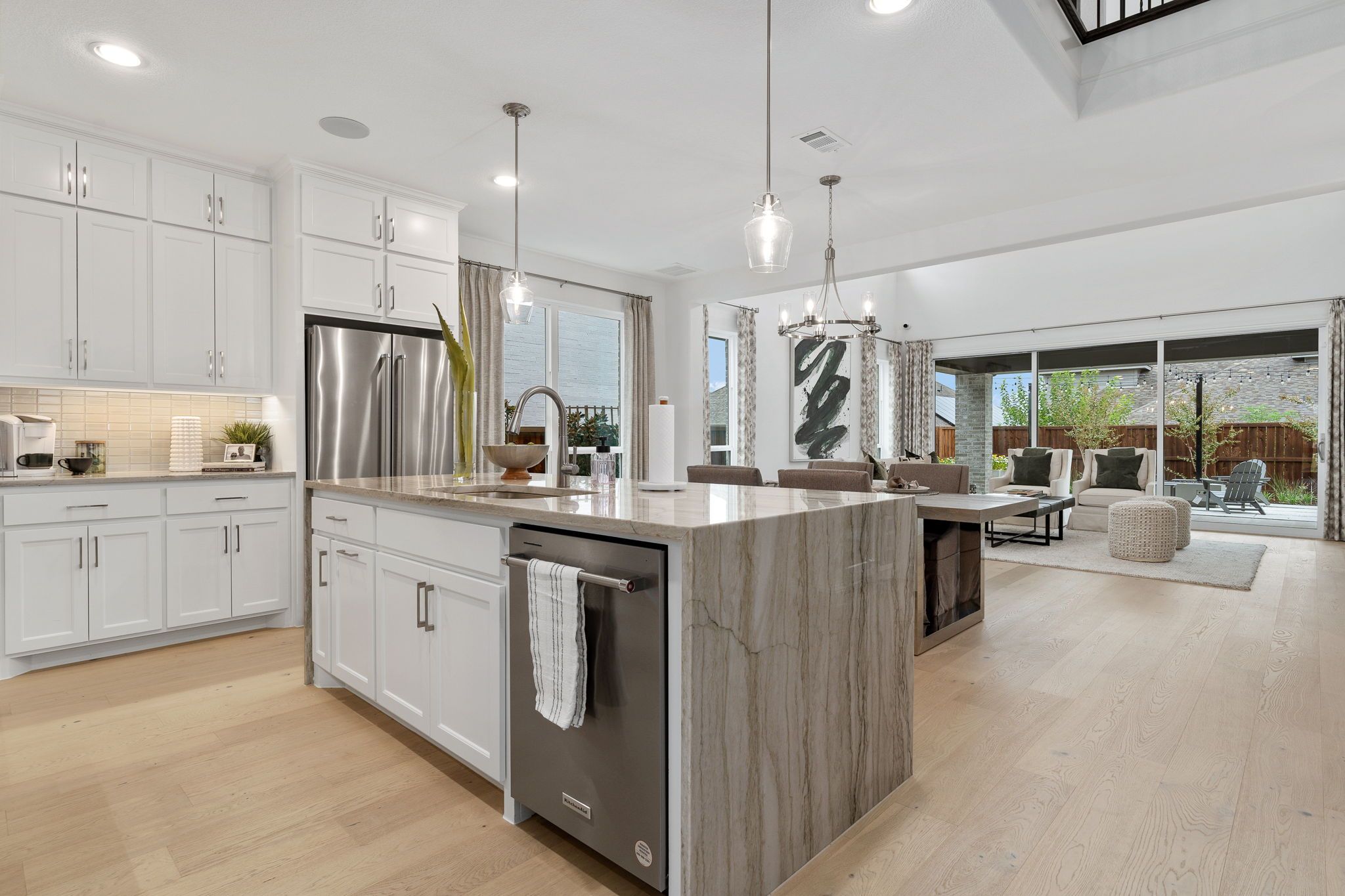 Star Trail 55s Model Plan 1138 Kitchen/Living Room by American Legend Homes