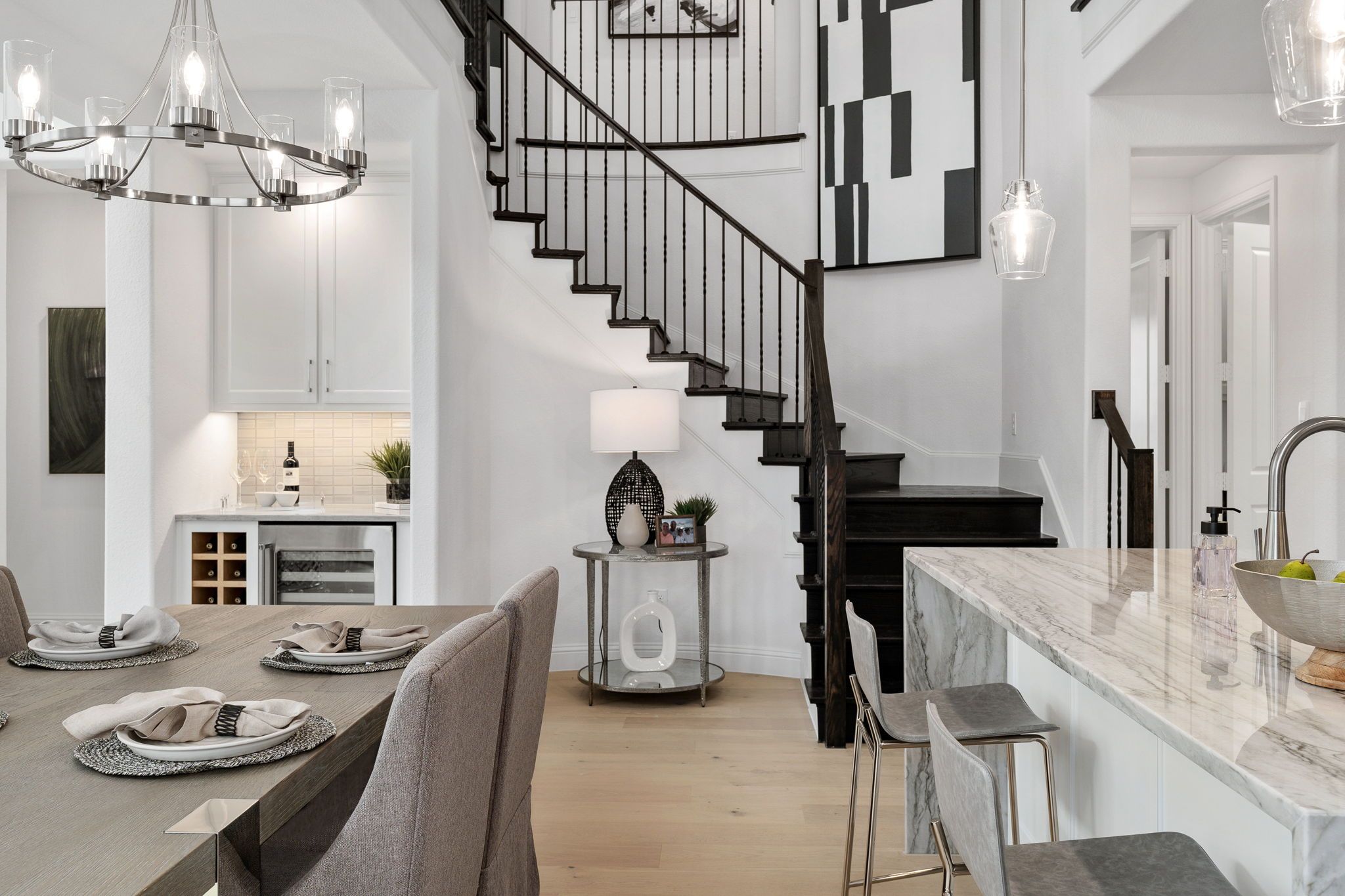 Star Trail 55s Model Plan 1138 Staircase by American Legend Homes