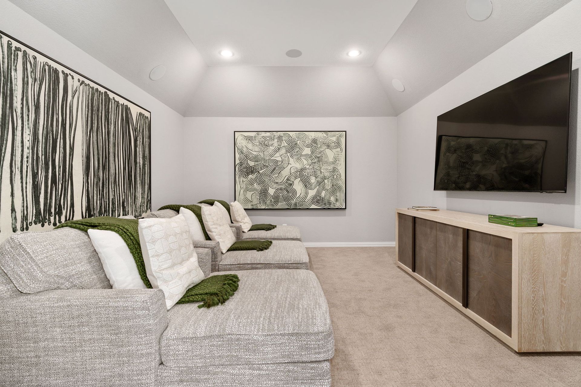 Star Trail 55s Model Plan 1138 Media Room by American Legend Homes
