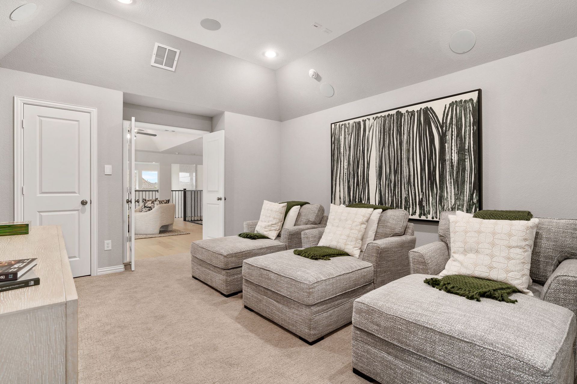 Star Trail 55s Model Plan 1138 Media Room by American Legend Homes