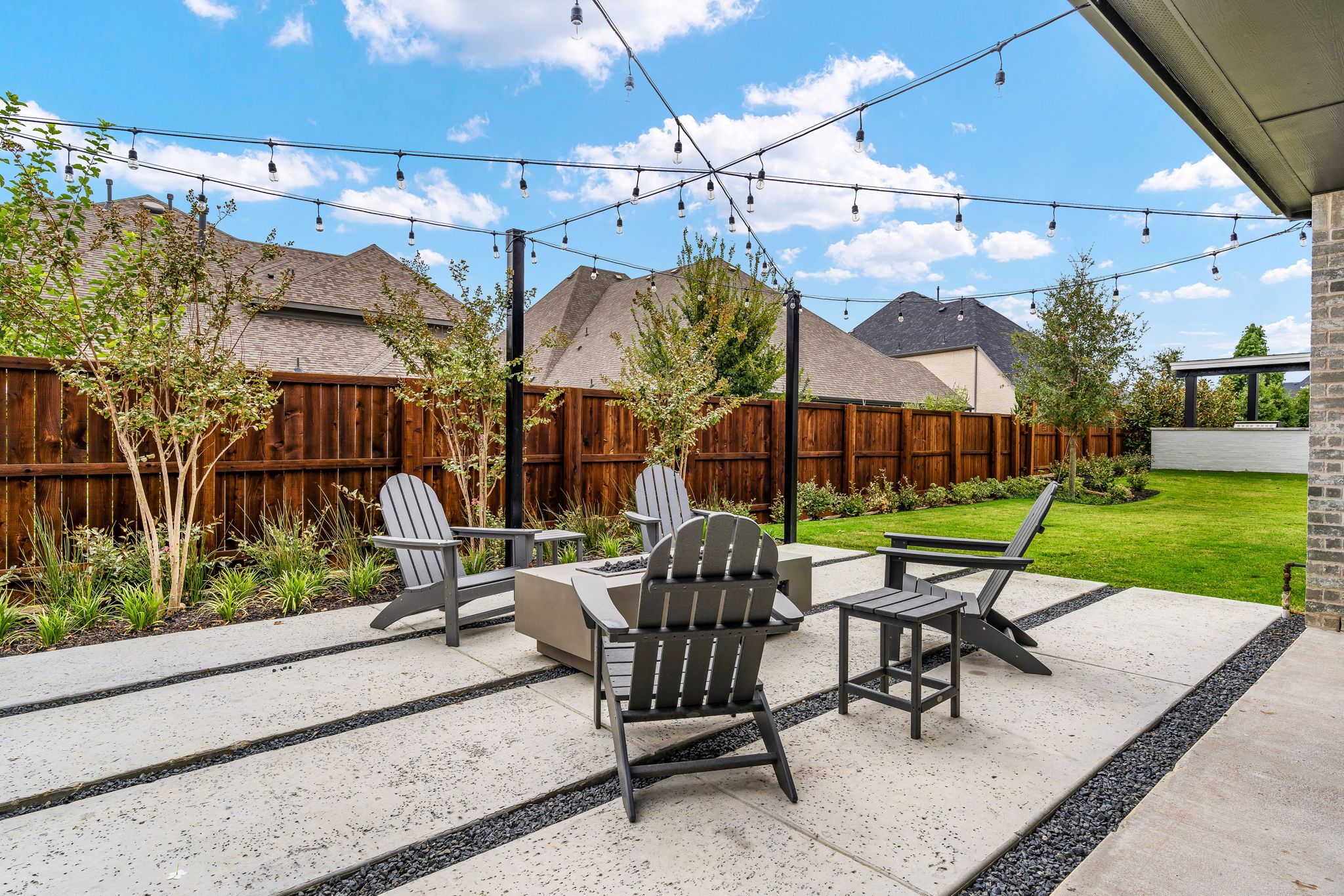 Star Trail 55s Model Plan 1138 Backyard by American Legend Homes