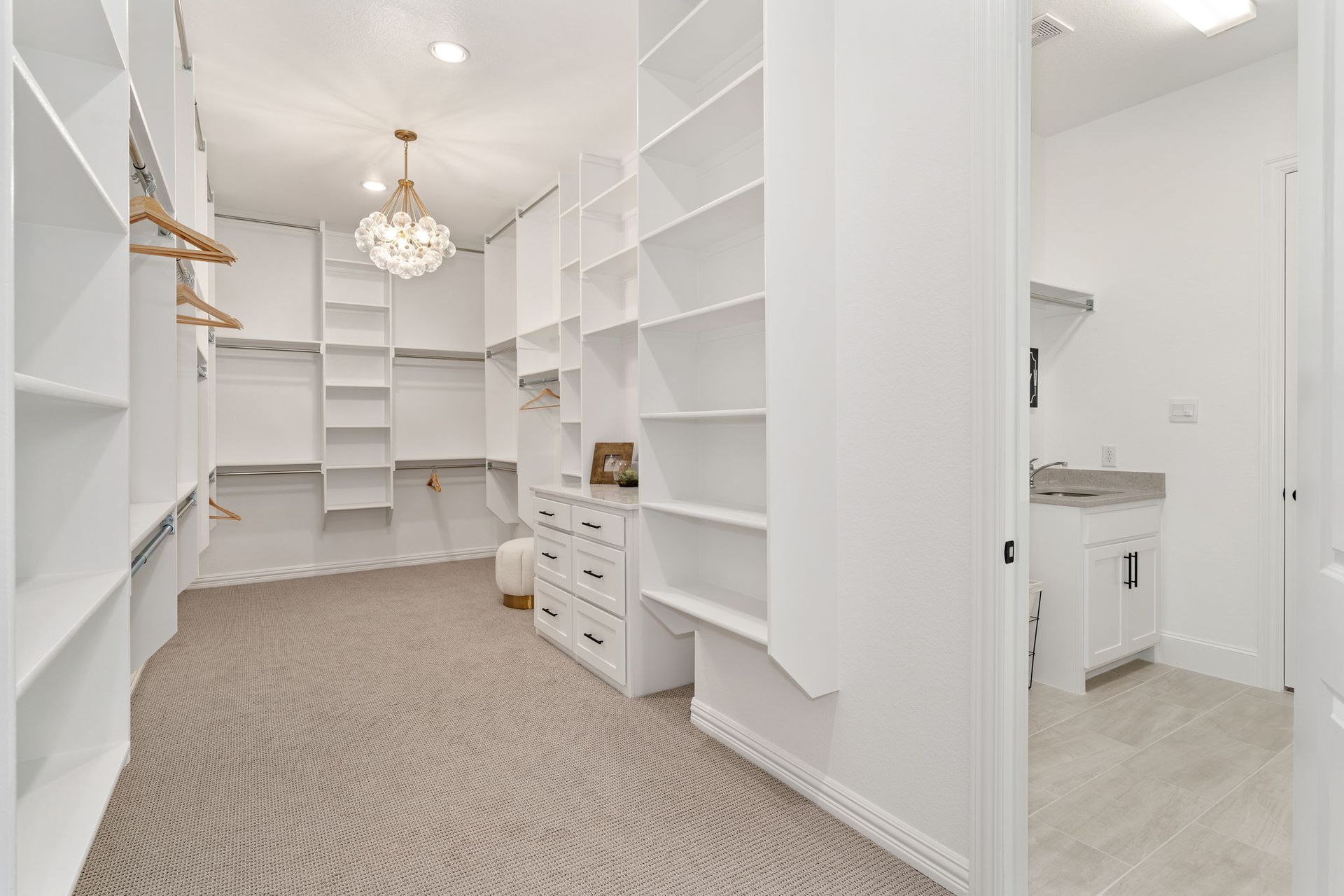 Plan 1639 Main Closet Representative Photo by American Legend Homes
