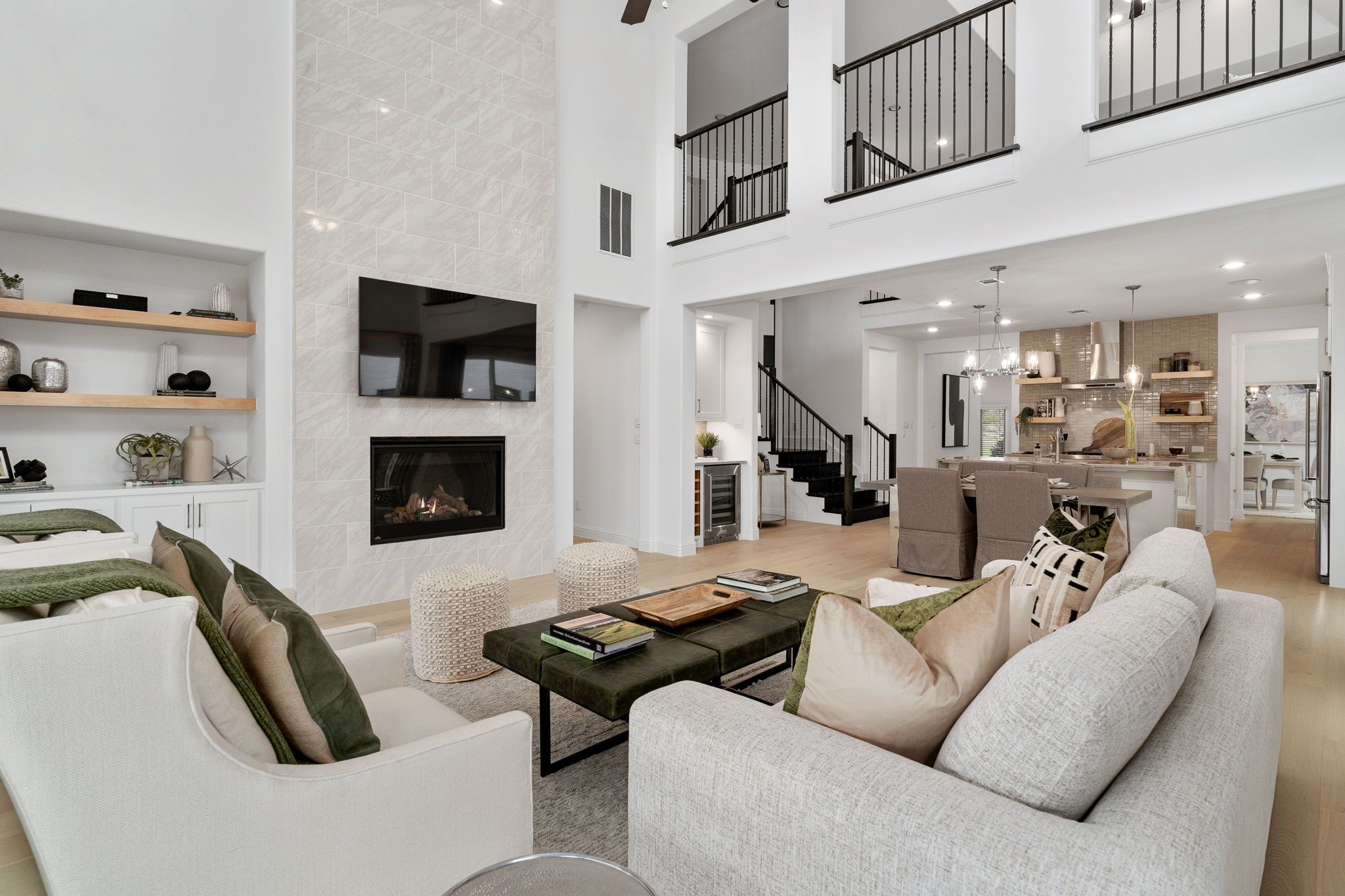 Plan 1138 Living Room/Kitchen Representative Photo