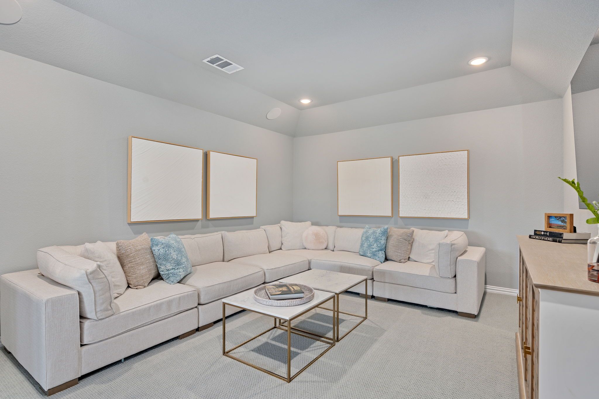 Plan 1534 Media Room Representative Photo by American Legend Homes