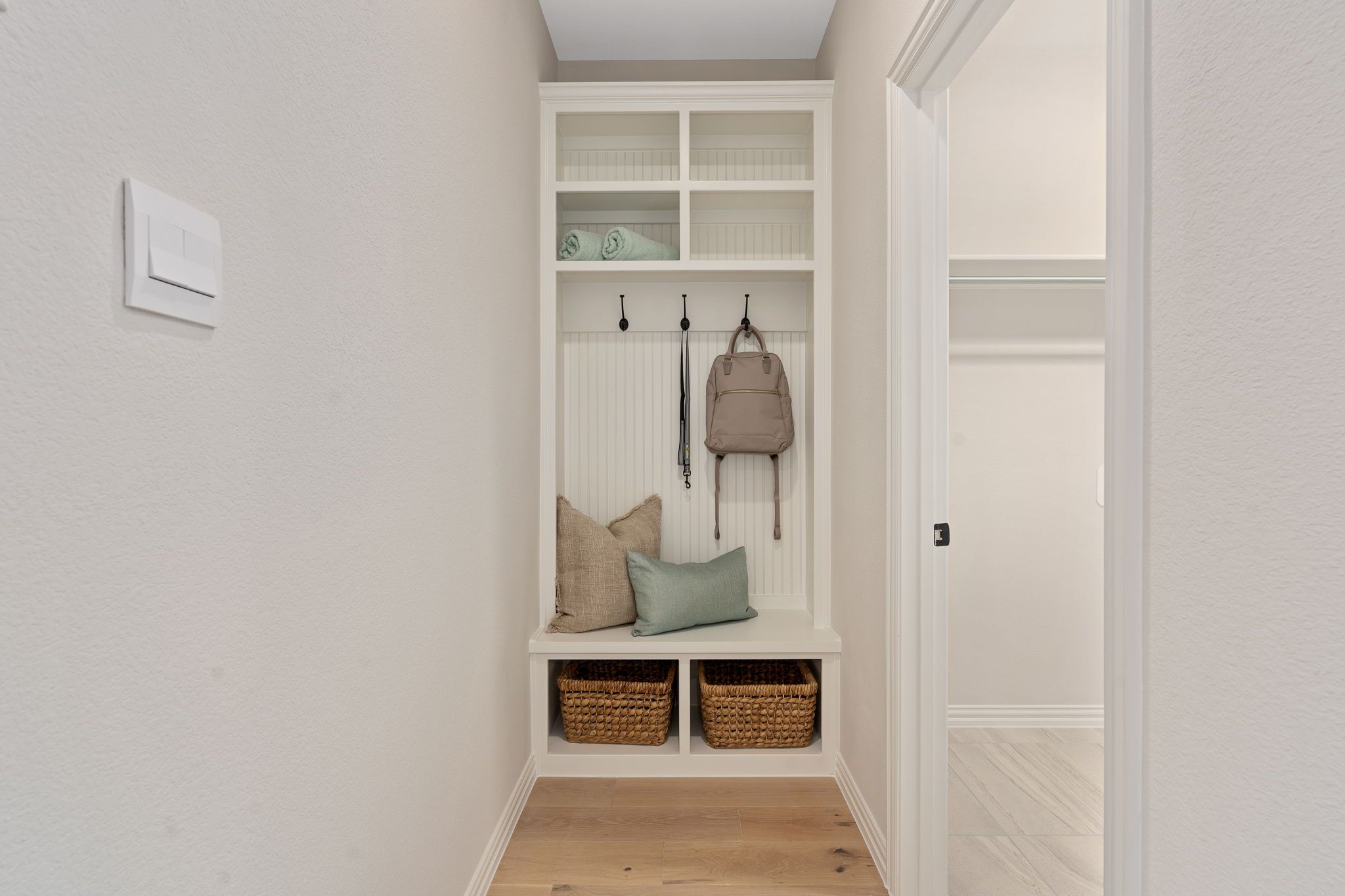 Plan 1534 Mud Room Representative Photo by American Legend Homes