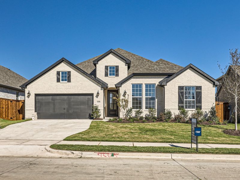 Plan 1685 by American Legend Homes in Dallas TX