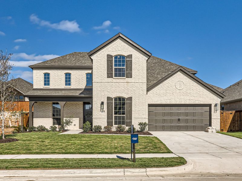 Plan 1689 by American Legend Homes in Dallas TX