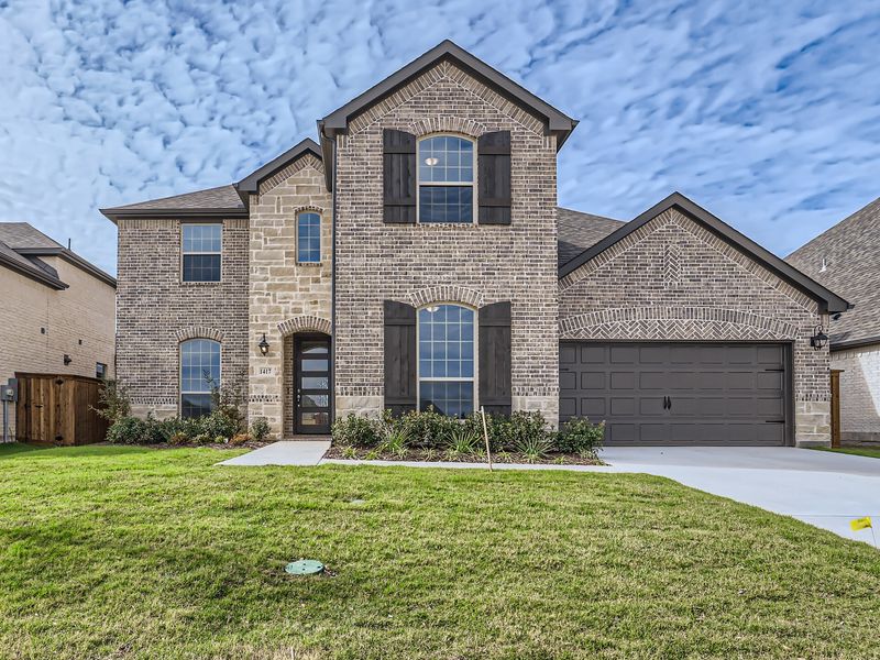 Plan 1689 by American Legend Homes in Dallas TX