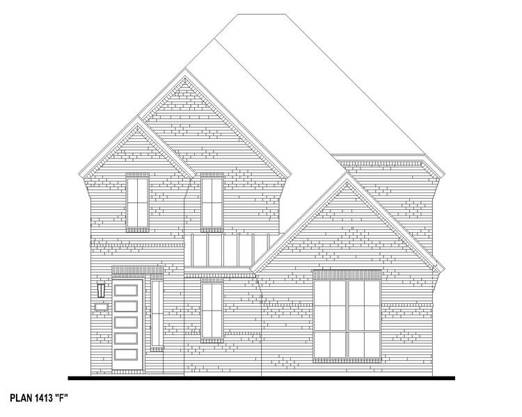 Plan 1413 by American Legend Homes in Dallas TX