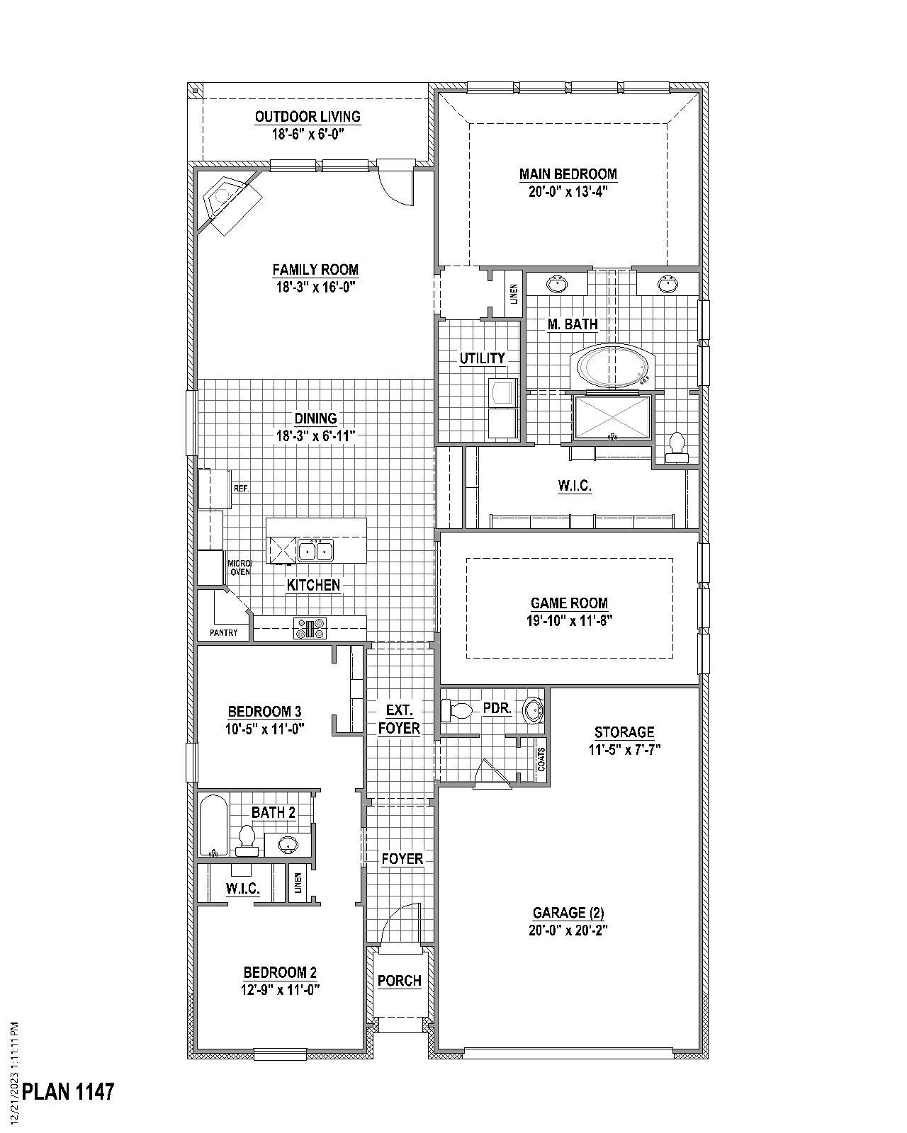 Plan 1147 1st Floor