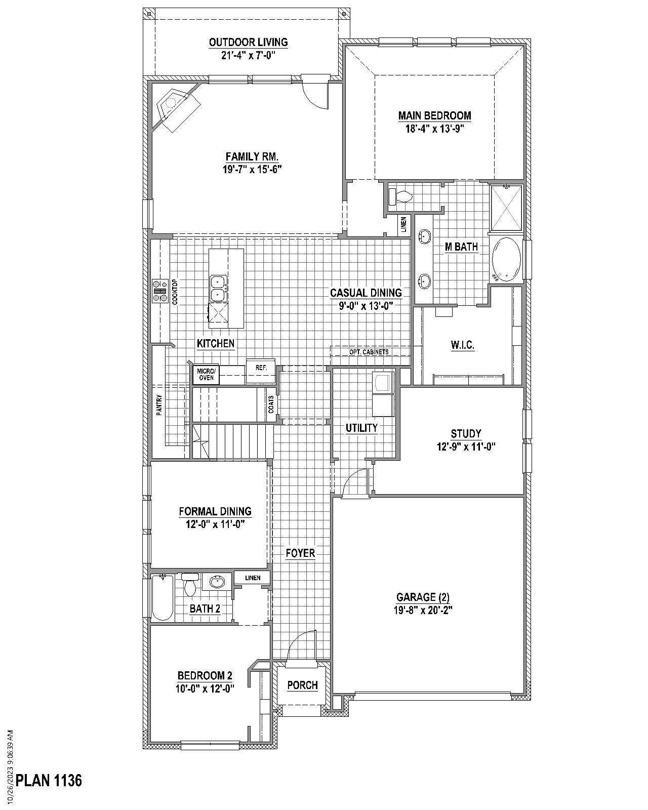 Plan 1136 1st Floor