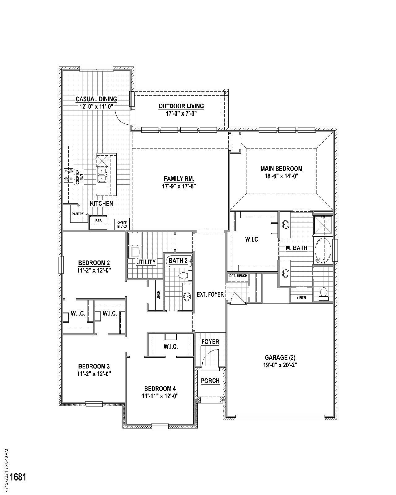 Plan 1681 1st Floor