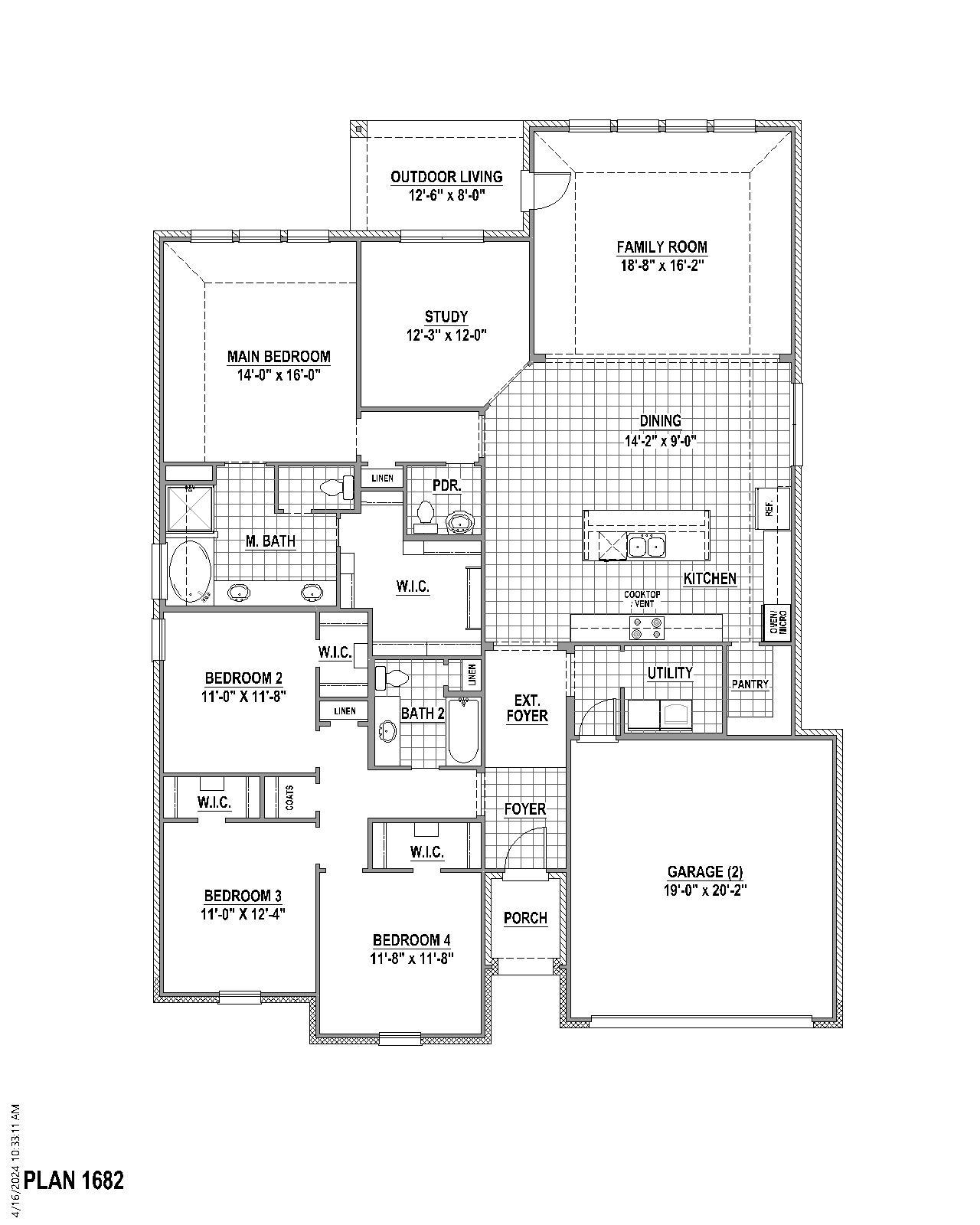 Plan 1682 1st Floor
